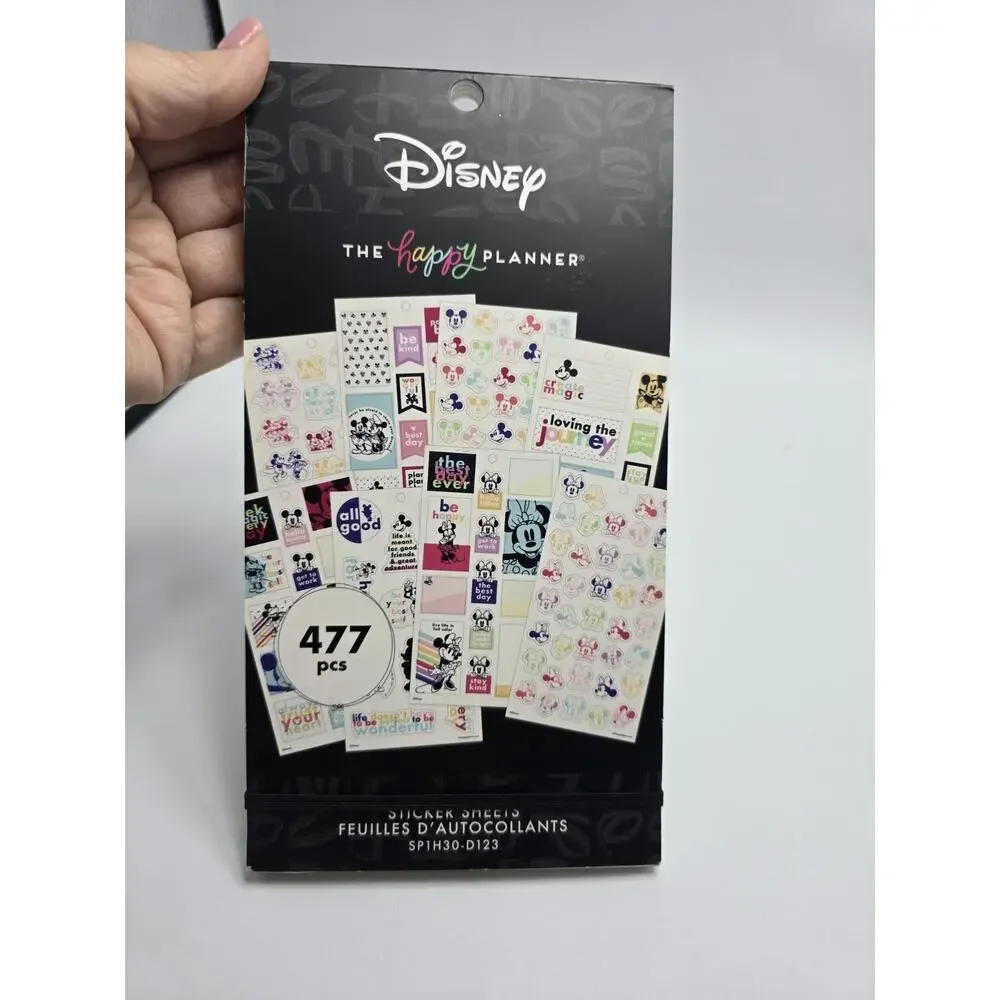 Happy Planner by MAMBI Disney Mickey & Minnie! 477 pieces NEW
